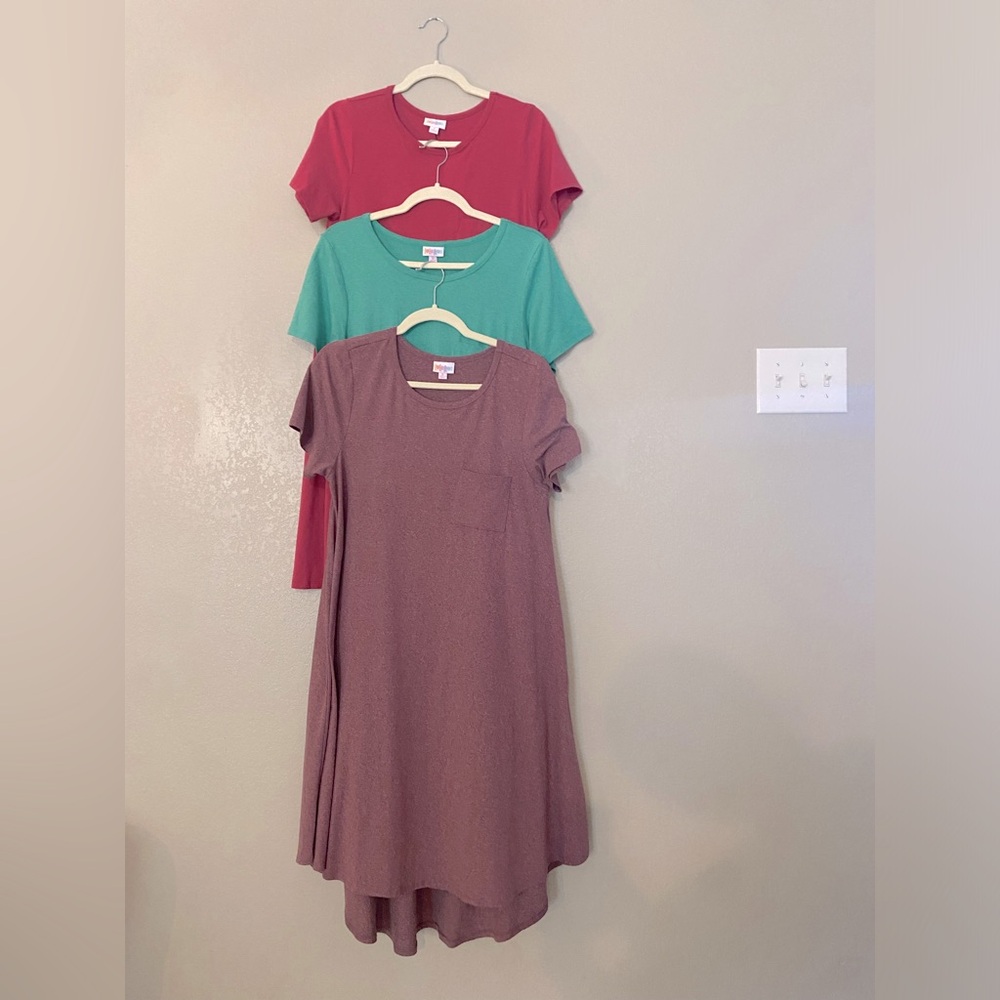 🔴SOLD🔴 Lularoe • Carly dress bundle